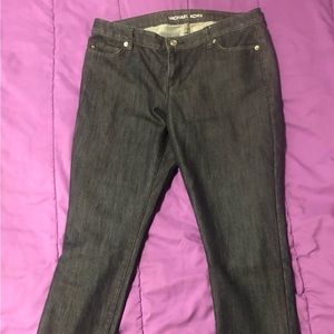 Michael Kors Blue Skinny Jeans Womens Size 8 Soft Denim Mid Rise.